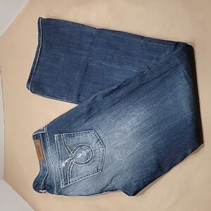 Big Star, Size 27S, Maddie Boot Cut Jeans, Mid Rise, Med-Dark Wash, EUC.